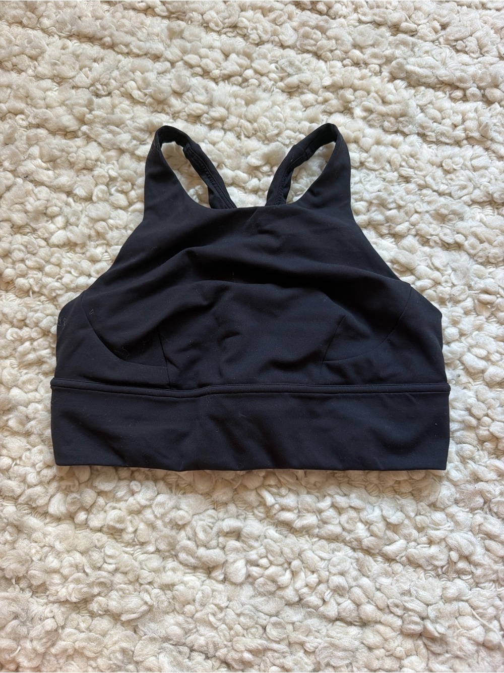 lululemon athletica Black Racerback Sports Bra